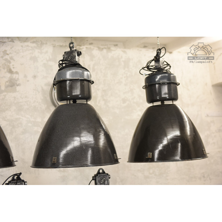 Lampa industrialna Elektrosvit z lat 60'