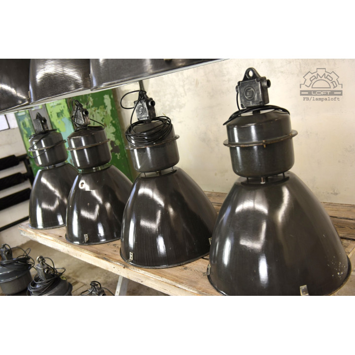 Lampa industrialna Elektrosvit z lat 60'
