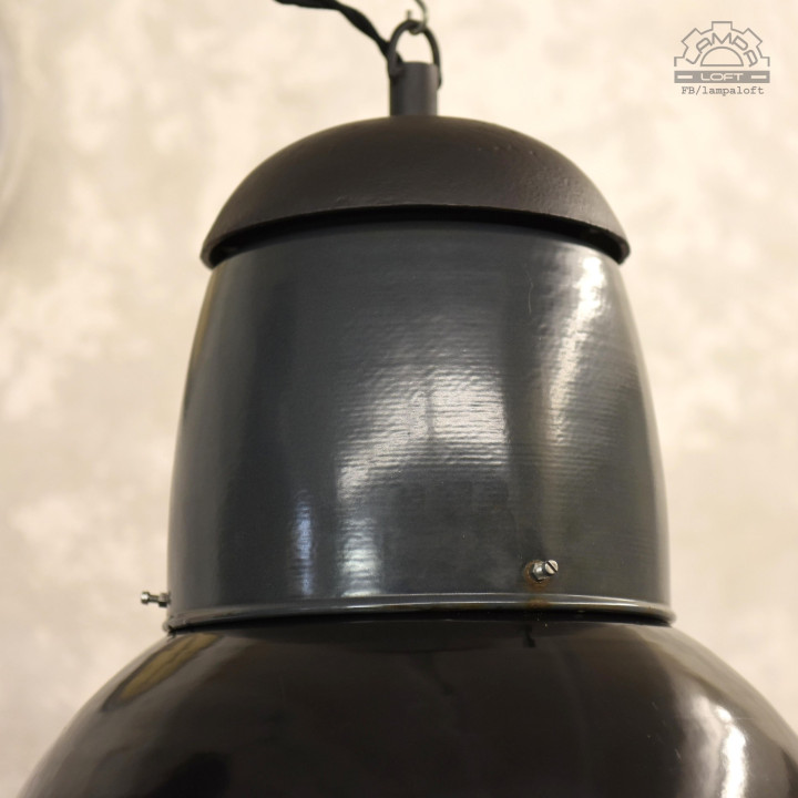 Węgierskie lampy industrialne EKA z lat 60'