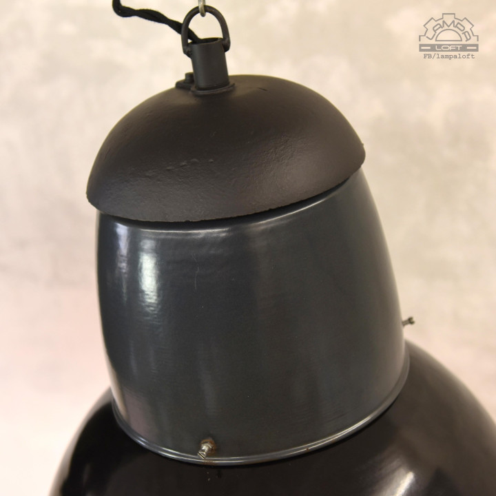 Węgierskie lampy industrialne EKA z lat 60'