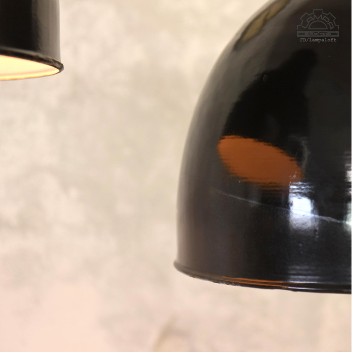 Węgierskie lampy industrialne EKA z lat 60'