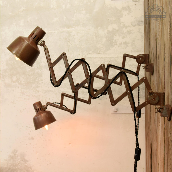 Lampy nożycowe z lat 70'