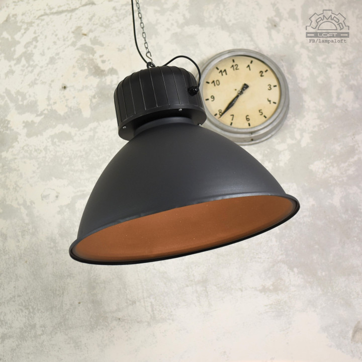 Lampa industrialna Via Achille Grande