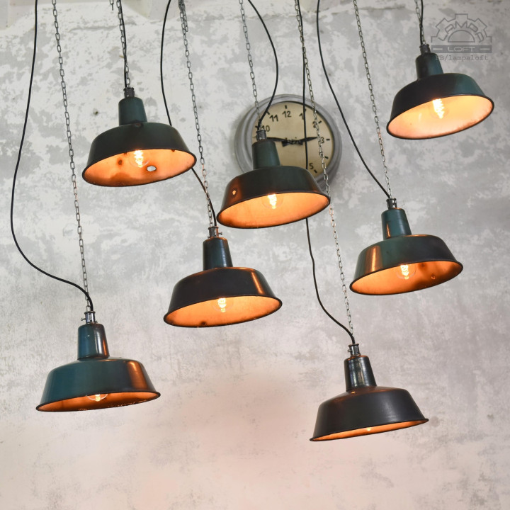 Lampy industrialne OBs-2 z lat 60'