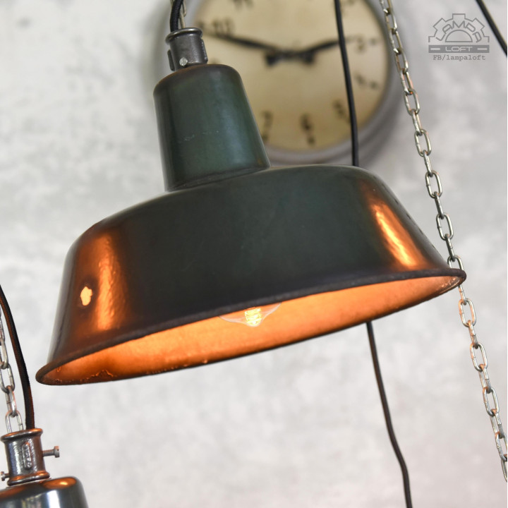 Lampy industrialne OBs-2 z lat 60'