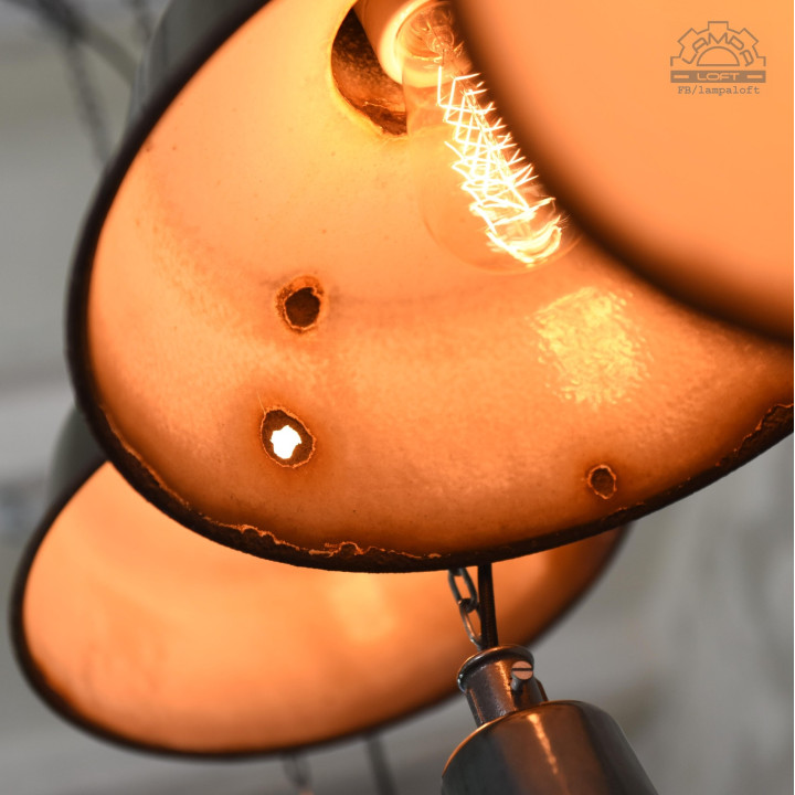 Lampy industrialne OBs-2 z lat 60'