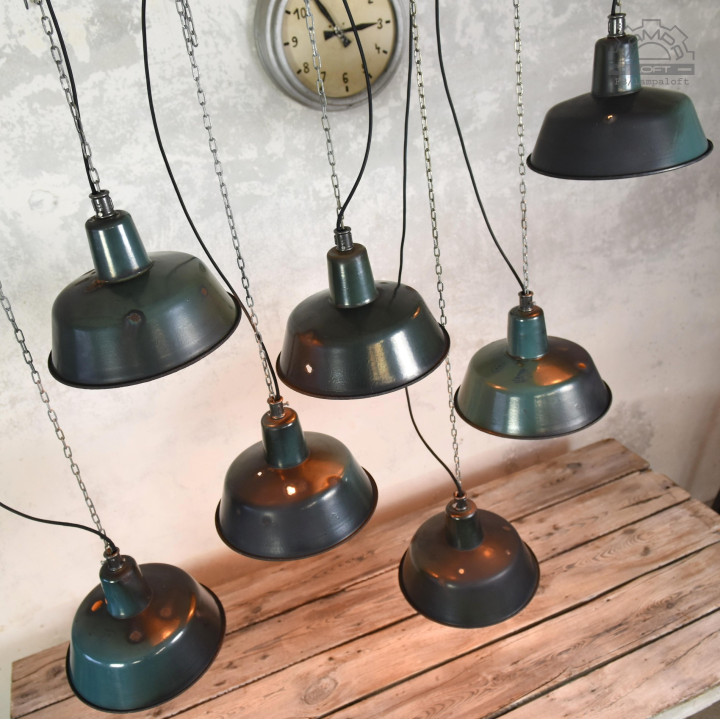 Lampy industrialne OBs-2 z lat 60'
