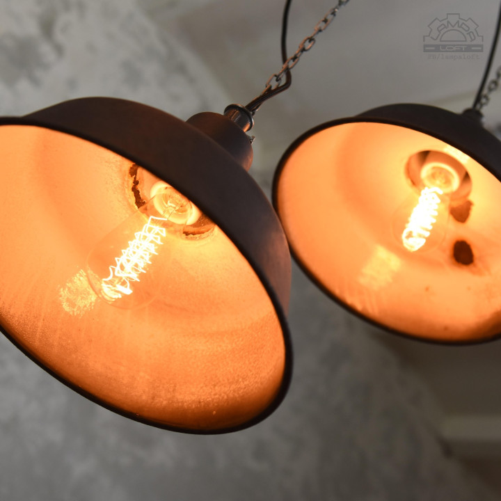 Lampy industrialne OBs-2 z lat 60'
