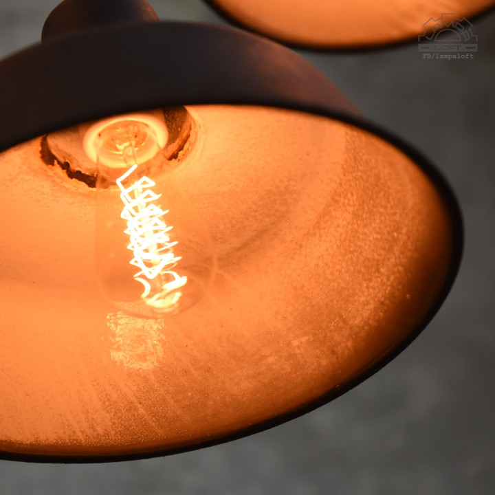 Lampy industrialne OBs-2 z lat 60'