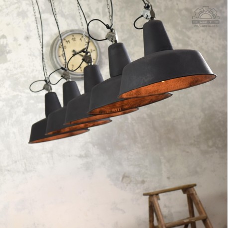 Lampy industrialne OBs-3 z lat 60'