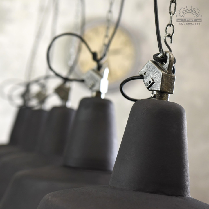 Lampy industrialne OBs-3 z lat 60'