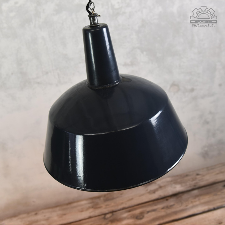 Węgierskie lampy industrialne EKA z lat 50'