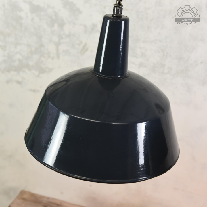 Węgierskie lampy industrialne EKA z lat 50'
