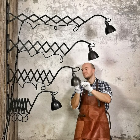 Lampy nożycowe z lat 30'