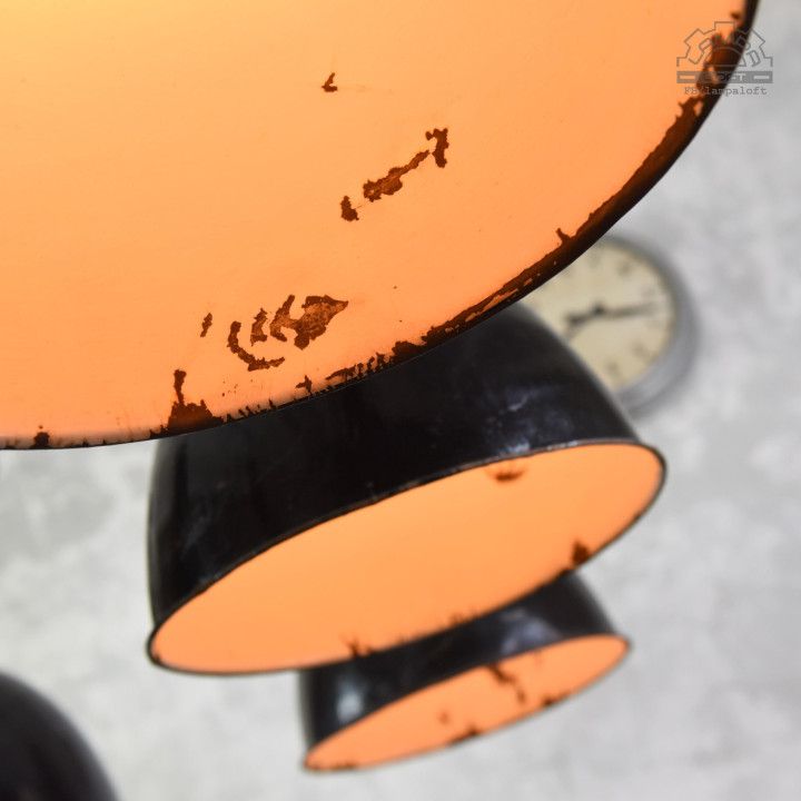 Lampy emaliowane Elektrosvit z lat 70'