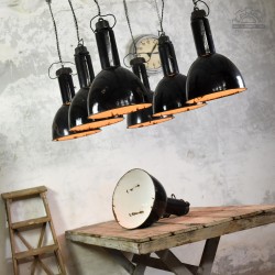 Lampy emaliowane Elektrosvit z lat 70'