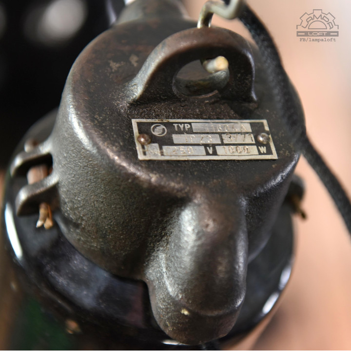 Lampy emaliowane Elektrosvit z lat 70'