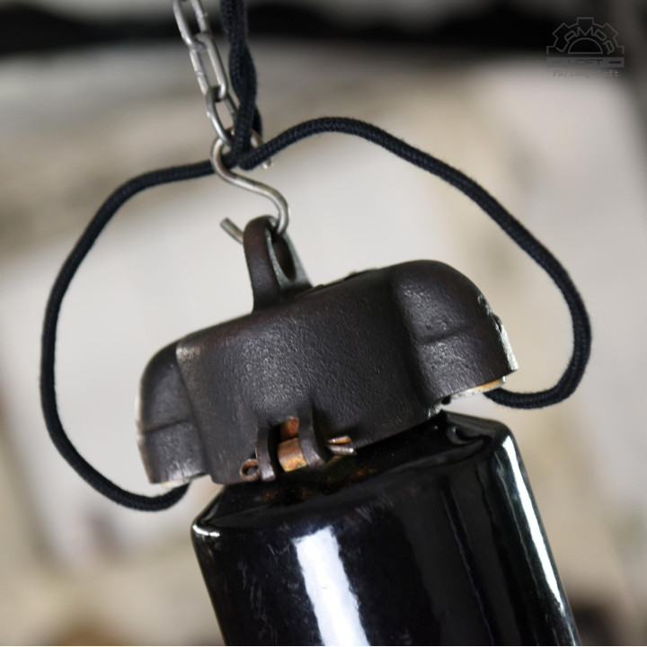 Lampy emaliowane Elektrosvit z lat 70'