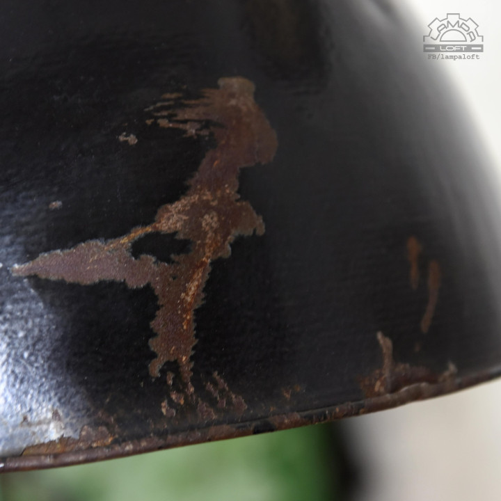Lampy emaliowane Elektrosvit z lat 70'