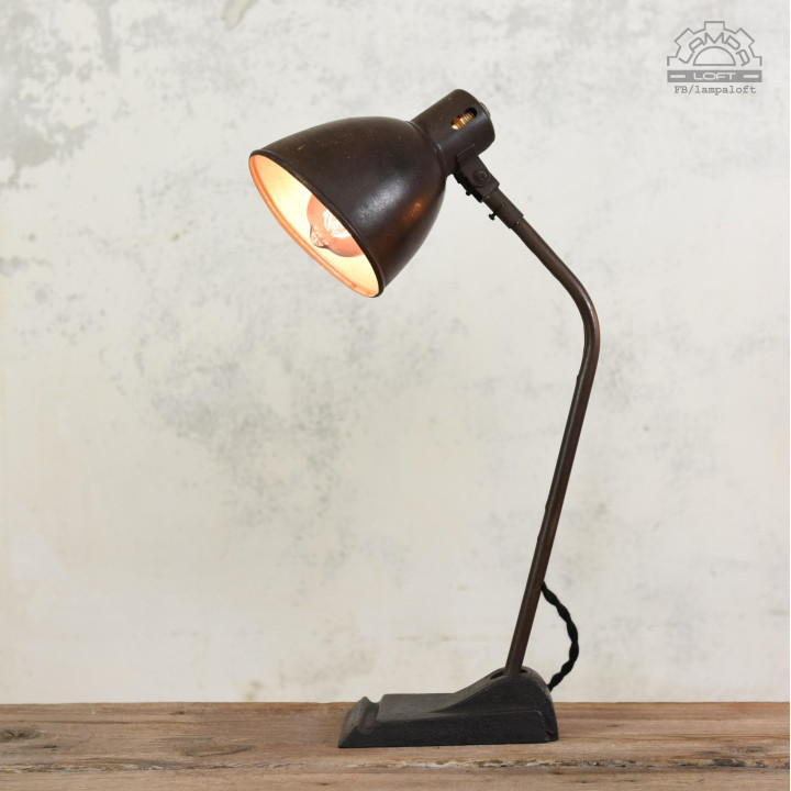 Lampa biurkowa z lat 30' Brabork