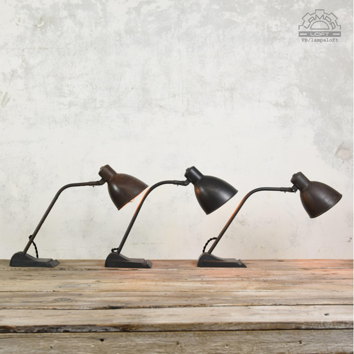 Lampa biurkowa z lat 30' Brabork