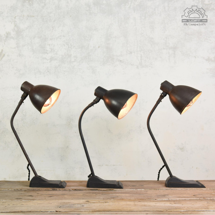 Lampa biurkowa z lat 30' Brabork