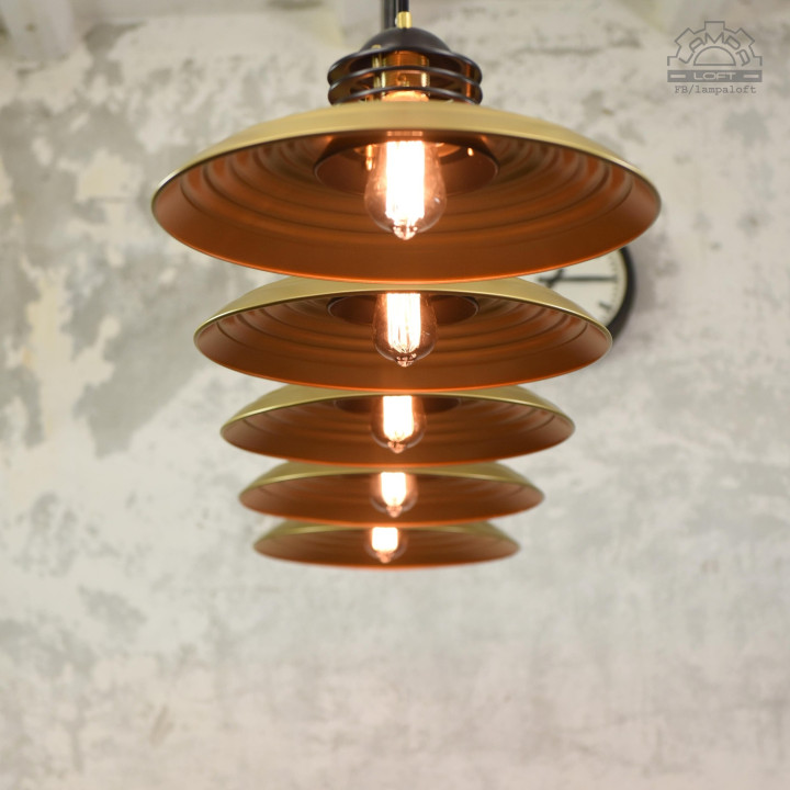 Odrestaurowane Lampy wiszące z lat 70'