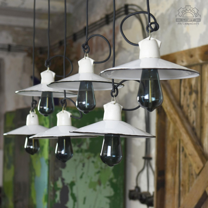 Lampy talerzykowe z lat 60'