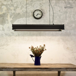 Lampa industrialna FAMOR z lat 80'