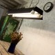 Lampa industrialna FAMOR z lat 80'