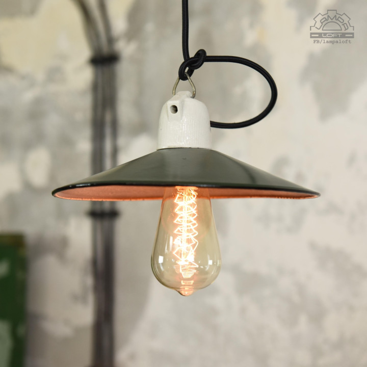 Set od industrial lamps 50-70's
