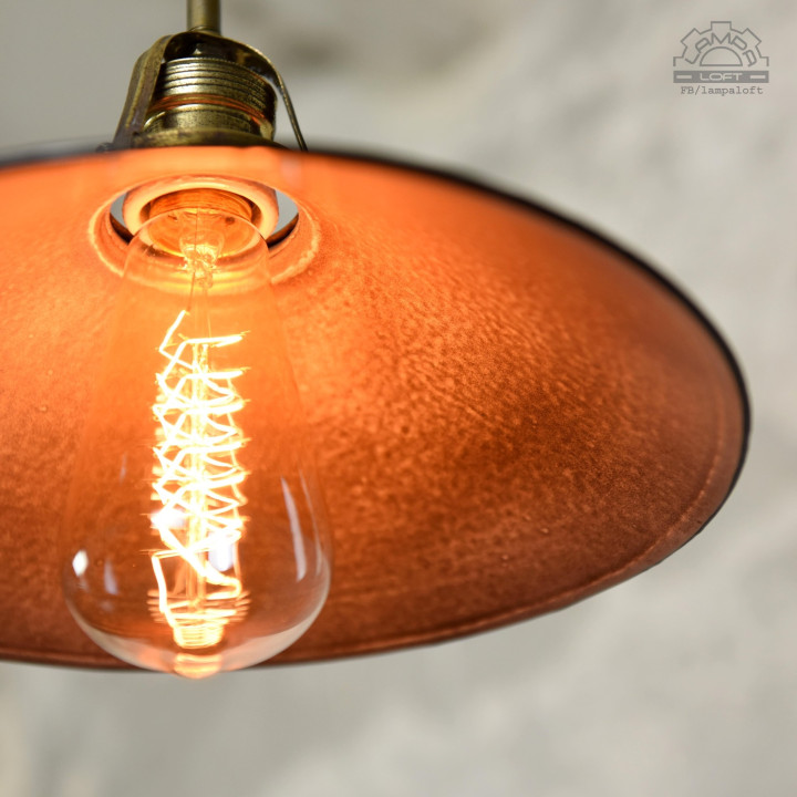 Set od industrial lamps 50-70's