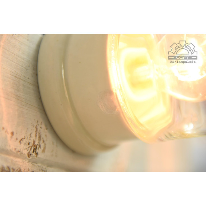 kinkiet porcelanowy z lat 60'