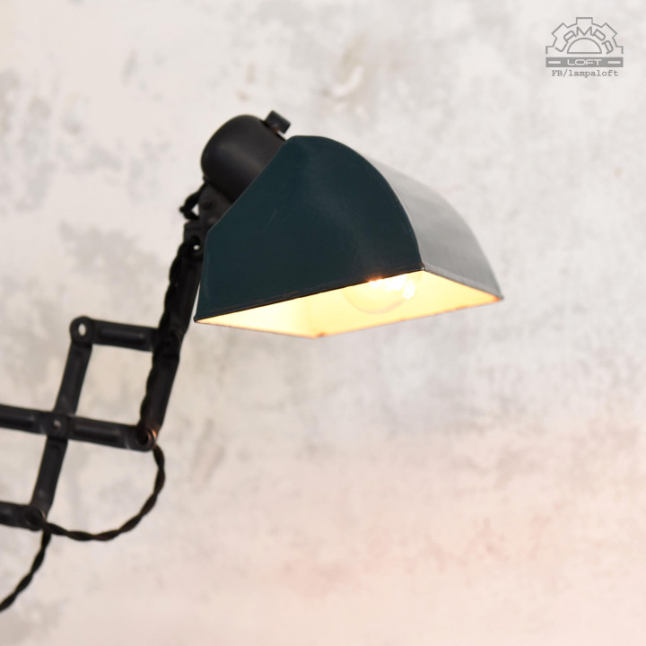 Lampa nożycowa z lat 50'