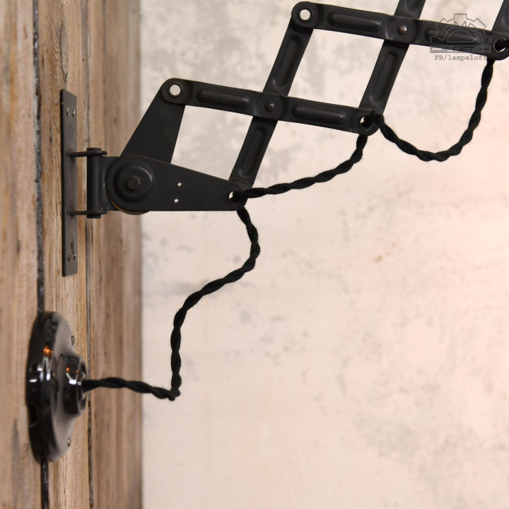 Lampa nożycowa z lat 50'