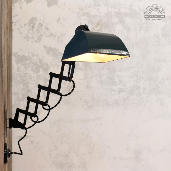 Lampa nożycowa z lat 50'