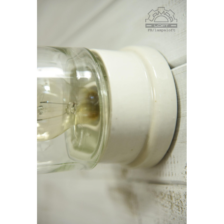 kinkiet porcelanowy z lat 60'
