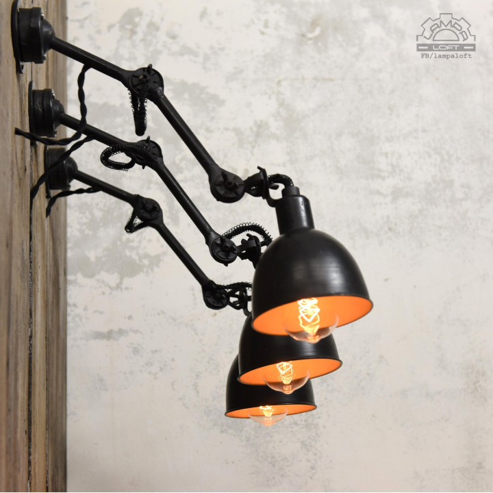 Lampy przegubowe z lat 30'