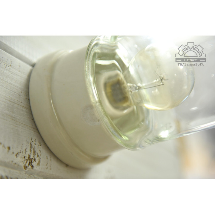 kinkiet porcelanowy z lat 60'