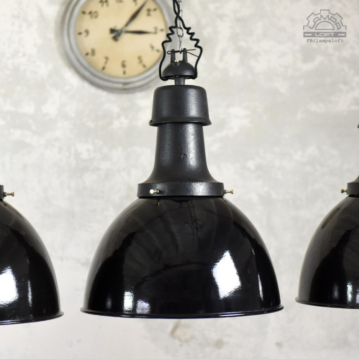 Niemieckie lampy emaliowane z lat 20/30'