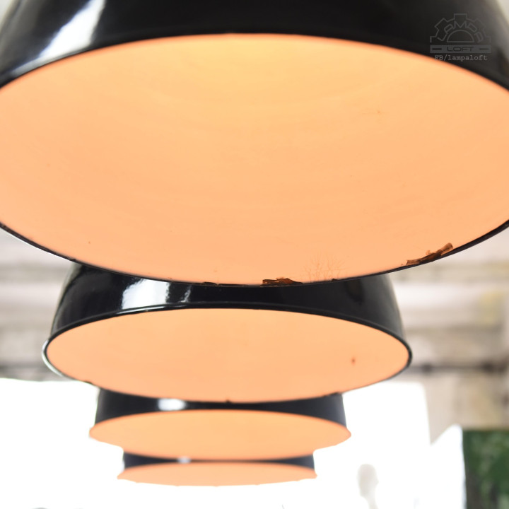 Niemieckie lampy emaliowane z lat 20/30'
