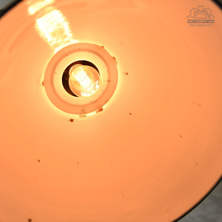 Niemieckie lampy emaliowane z lat 20/30'