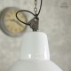 Duża lampa industrialna z lat 70' OBg-4