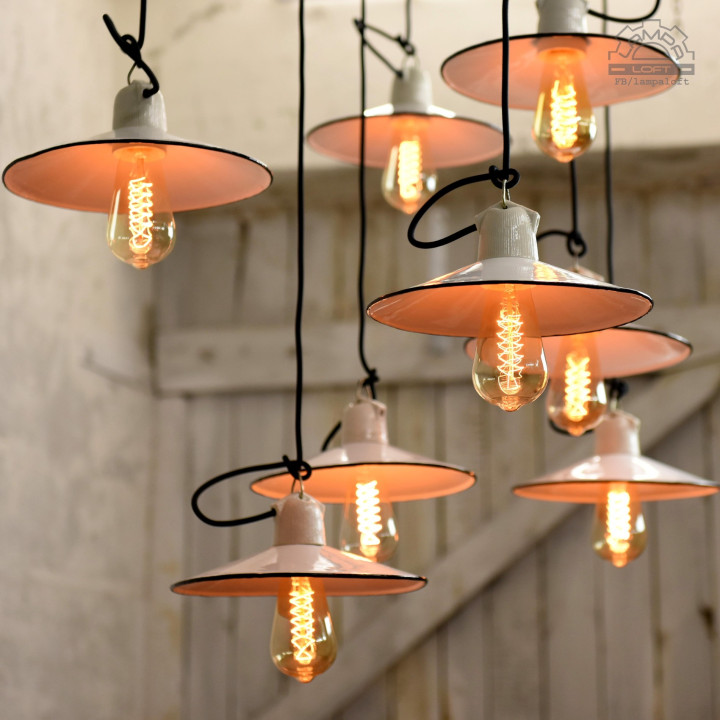 Lampy talerzykowe z lat 60'