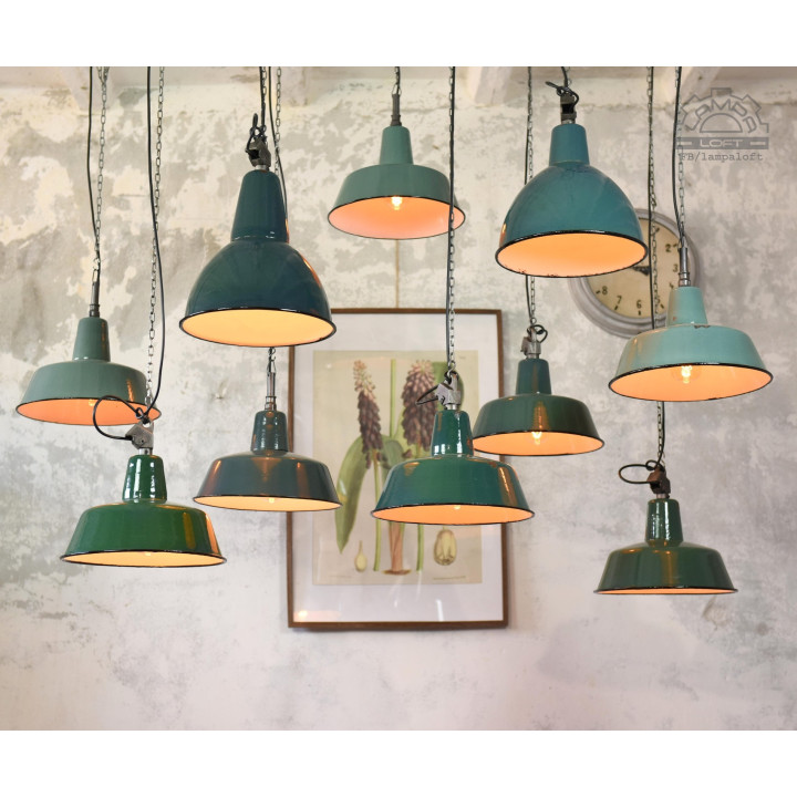 Lampy industrialne z lat 50/70'