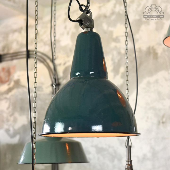 Lampy industrialne z lat 50/70'