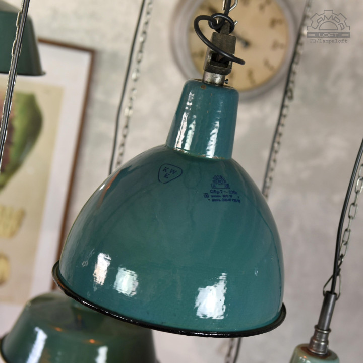 Lampy industrialne z lat 50/70'