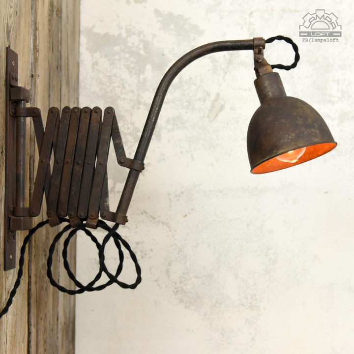 Lampa nożycowa z lat 30'