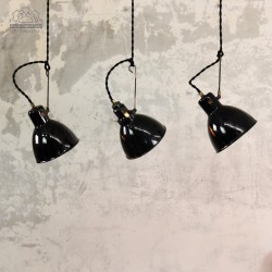 Niemieckie lampy emaliowane z lat 20/30' KANDEM