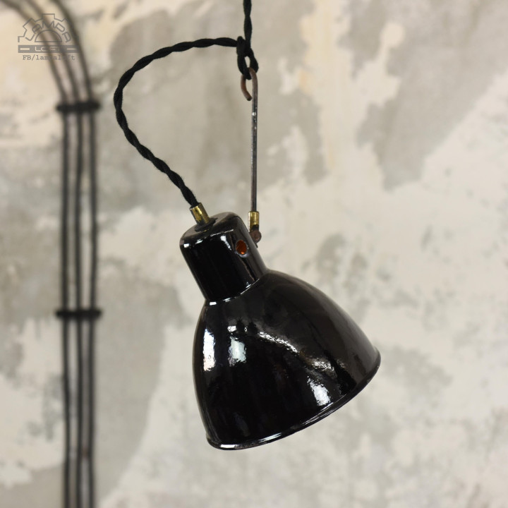 Niemieckie lampy emaliowane z lat 20/30' KANDEM